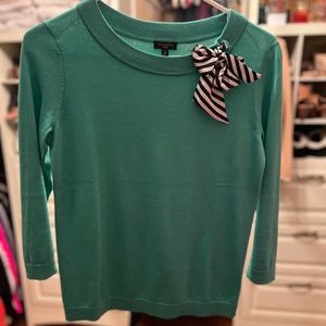 Talbots, Size Petite P, Light green sweater